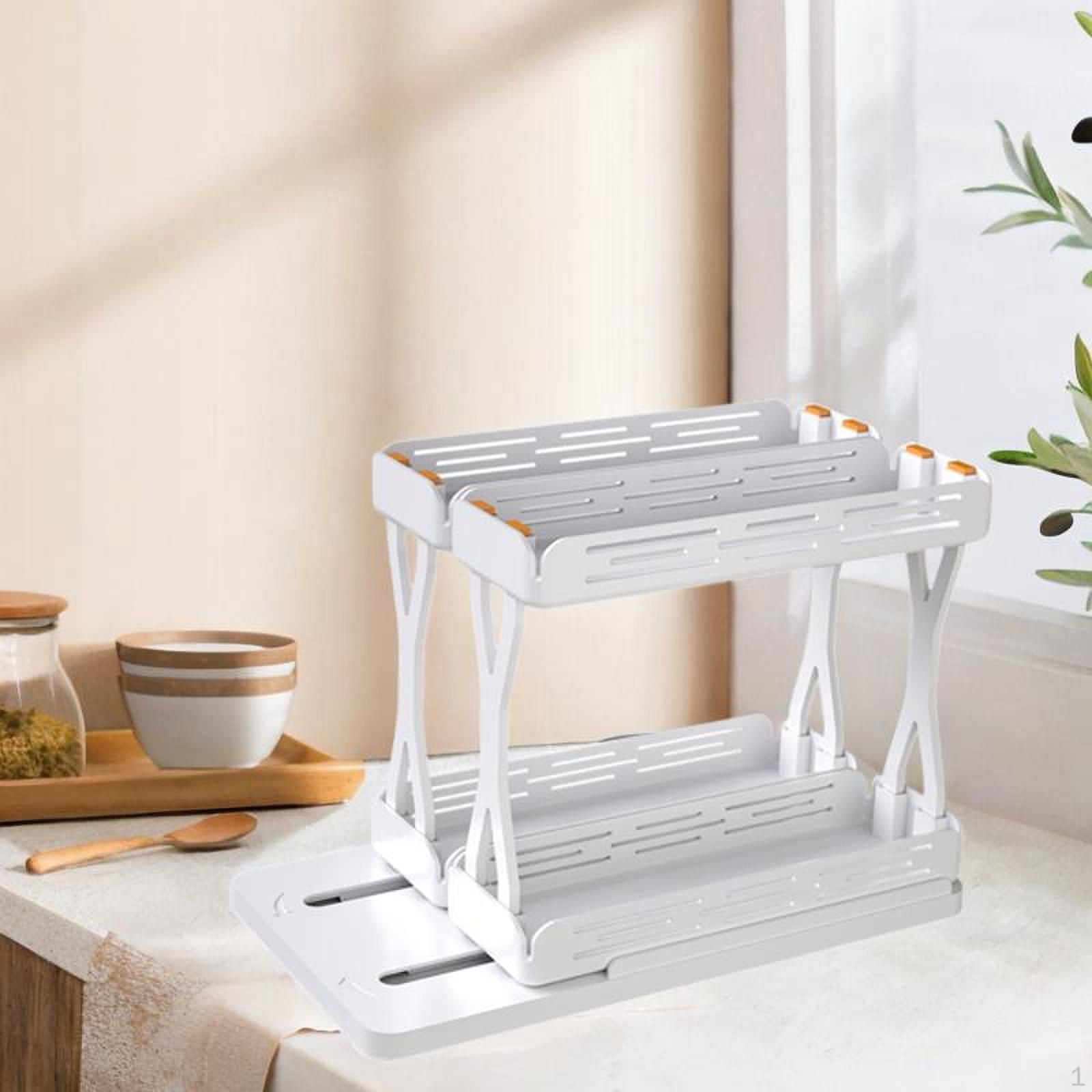 

Удобная кухонная полка-органайзер для специй Double layer