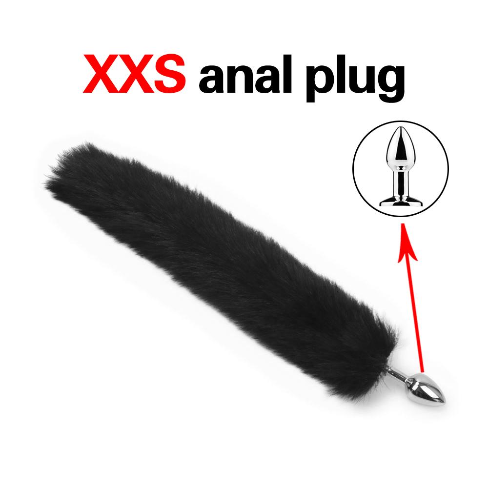 BDSM Fox tail anal plug animal tail butt plug role-playing sex games men and women sex toys