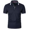Men's New Polo Shirt T-shirt Summer Men's Short-sleeved Intercolored Lapel