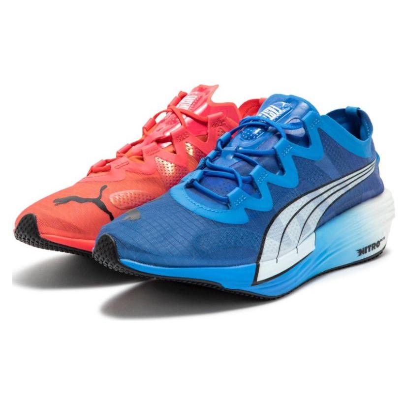 New PUMA Fast FWD Nitro Elite 'Fire Orchid Ultra Blue Mismatch' 376591-08