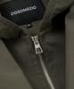 Ziosongzio Hooded Detachable Officer Coat Khaki Zi2Tc204Kk