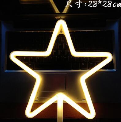 LED Neon Lights with Lightning Cloud Lights Planet Modeling Lights Love Christmas Night Lights