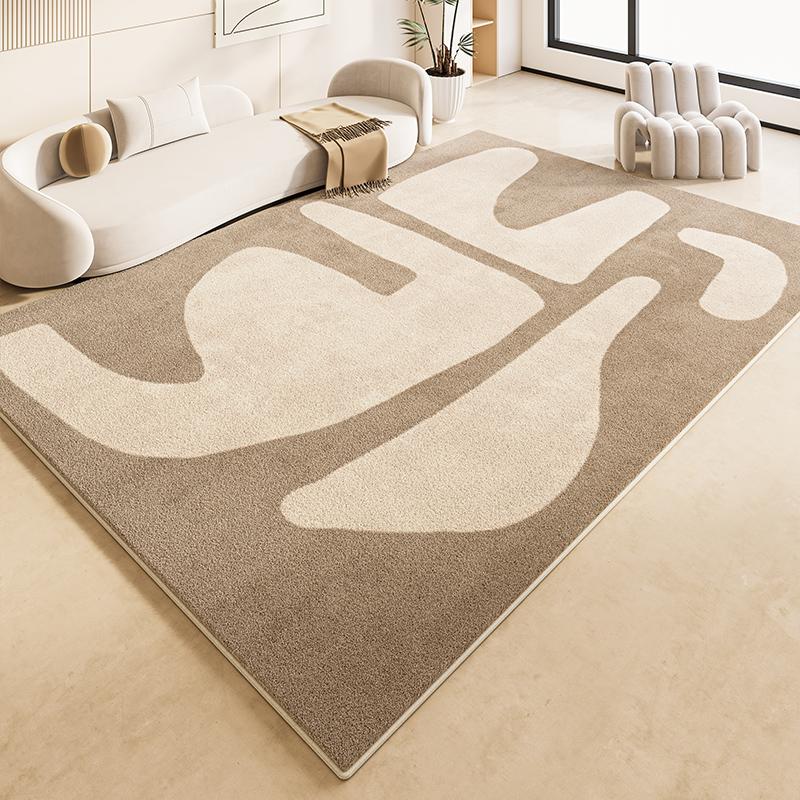 

Современные минималистичные ковры для спальни, большой площади, для украшения гостиной, ковер с линиями, толстый плюшевый коврик для пола в гостиной, домашний противоскользящий ковер 80x120cm