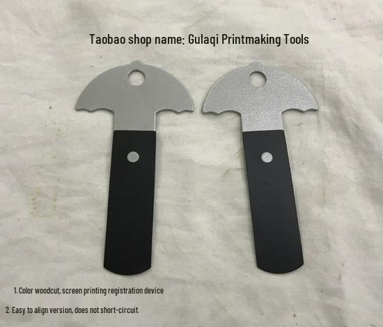 Color Woodcut & Paper Screen Printing Marker Ruler - Registration Tool