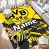 Personalizovaný koberec s potiskem Borussia Dortmund, Univerzální bytový dekorativní koberec, do herny, bytu, na balkon, předsíně, chodby, Dárek