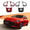 Car Steering Wheel Trim Cover Sticker for MG 5 SW EV 2020-2026 MG6 2017-2025 MG ZS 2017-2024 Steering Wheel Molding Accessories