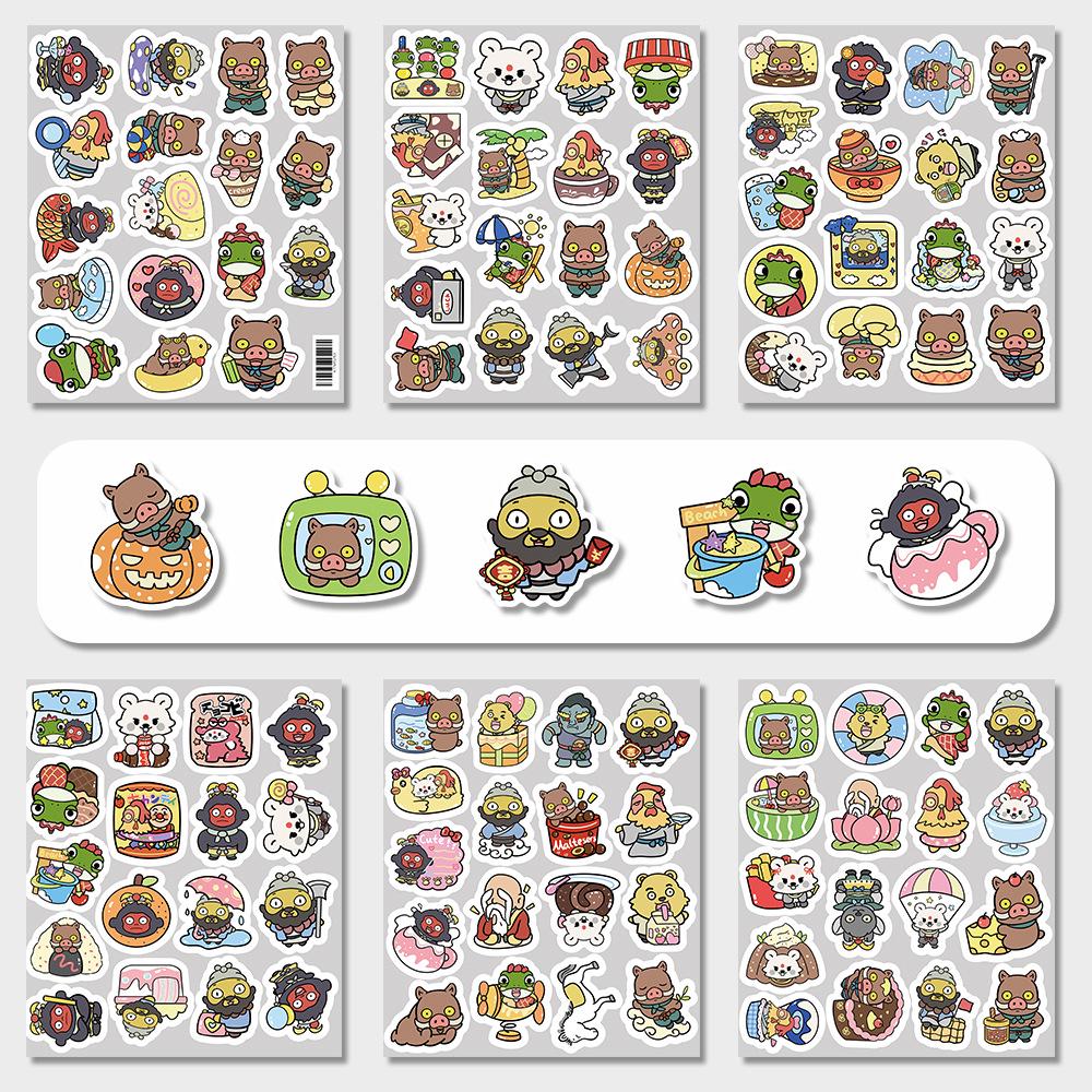 152 Langlangshan Little Monsters & Journey to the West Character Stickers - Graffiti Decals