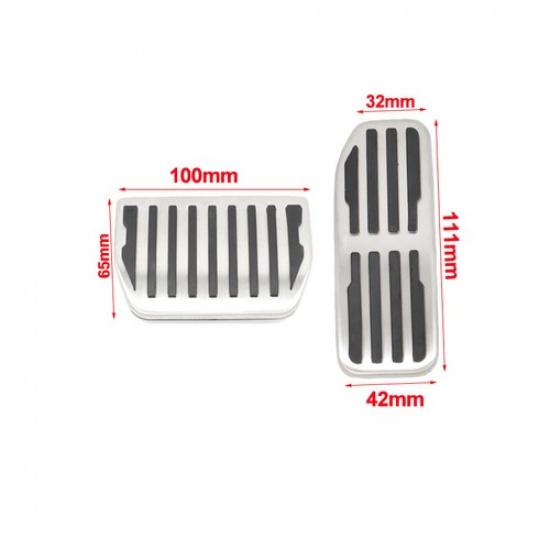 Car Fuel Brake Pedal Cover For Jaguar XE XF F-Pace F Pace 2015 2016 2017 2018