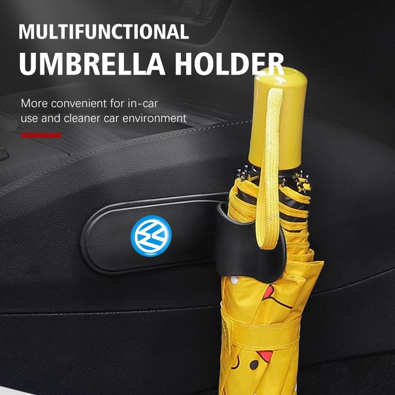 PP Car Umbrella Holder Adhesive Backing Auto Interior Accessory For Volkswagen VW Passat Golf 4 5 6 Tiguan Polo Scirocco Jetta Zj0