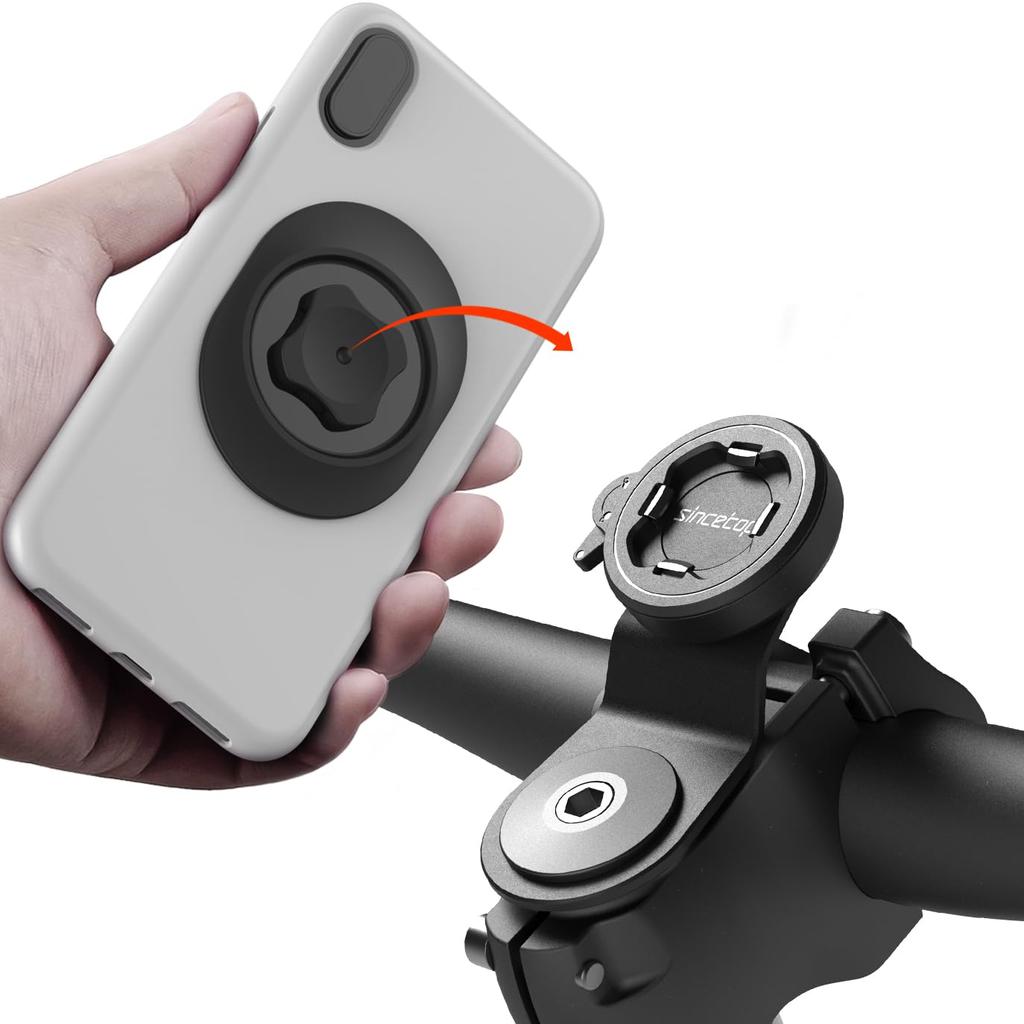 Bicycle Phone Mount Mountain Bike Phone Holder Universal Aluminum Handlebar