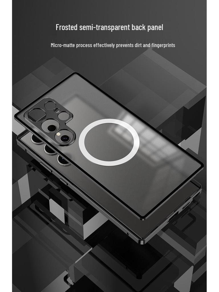 Samsung S26 Ultra Magnetische Metall-Handyhülle mit Spiegelschutz