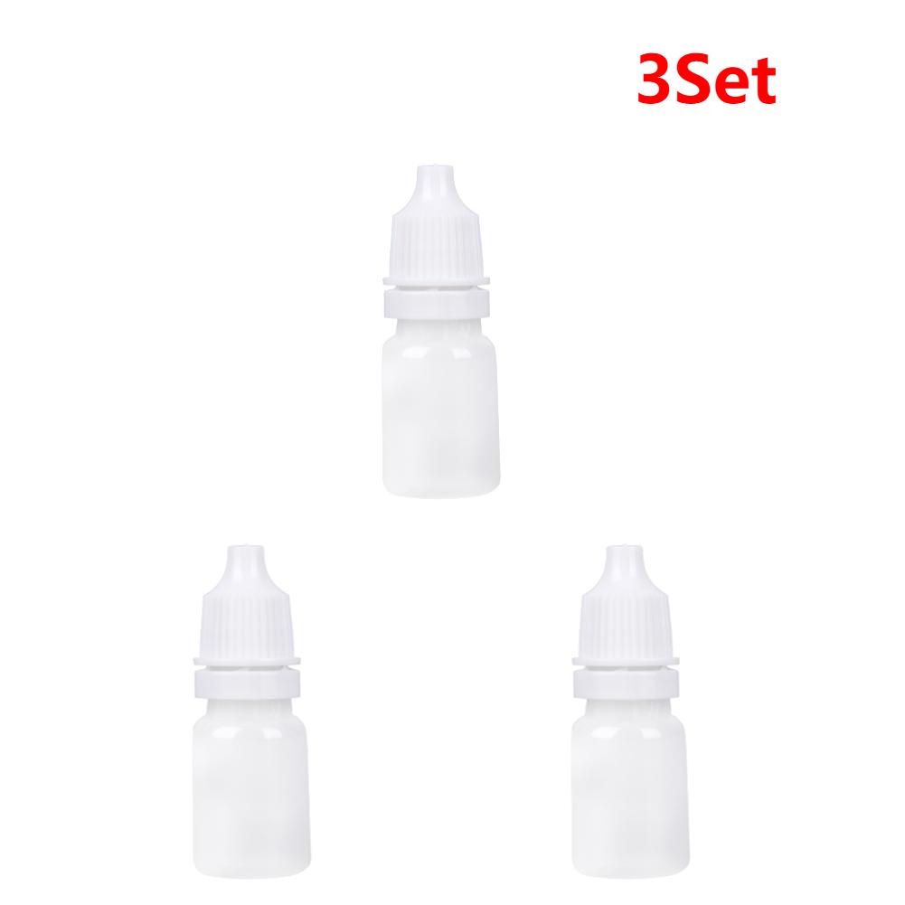 50pcs 5/10/15ml Eye Dropper Bottles Refillable Eye Drop Bottle Portable Eye Liquid Dropper for Solvents Essence Eye Drops Saline