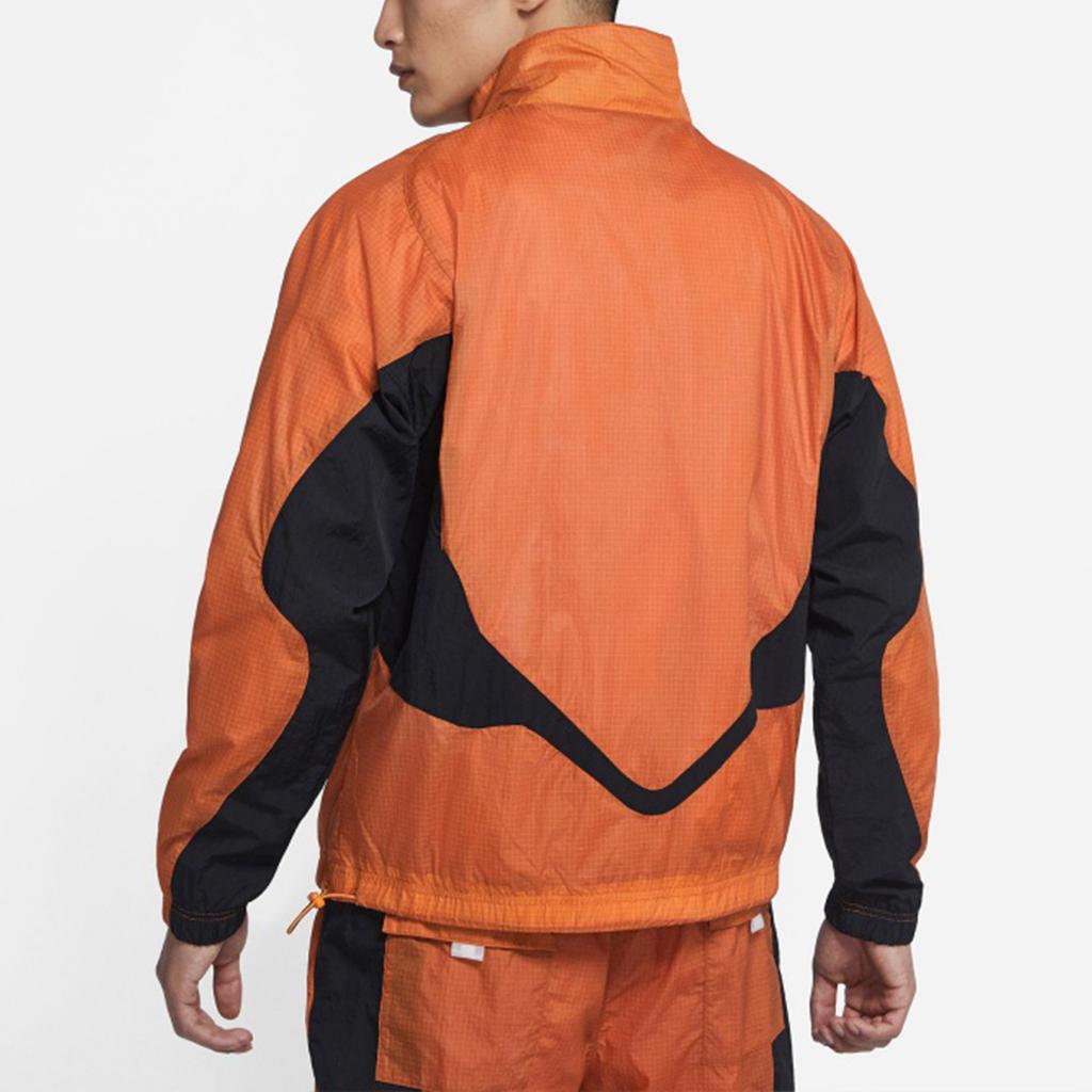 Jordan 23 Engineered Casual Sport Block Stand Collar Jacket Men Outerwear Orange CV2867-875