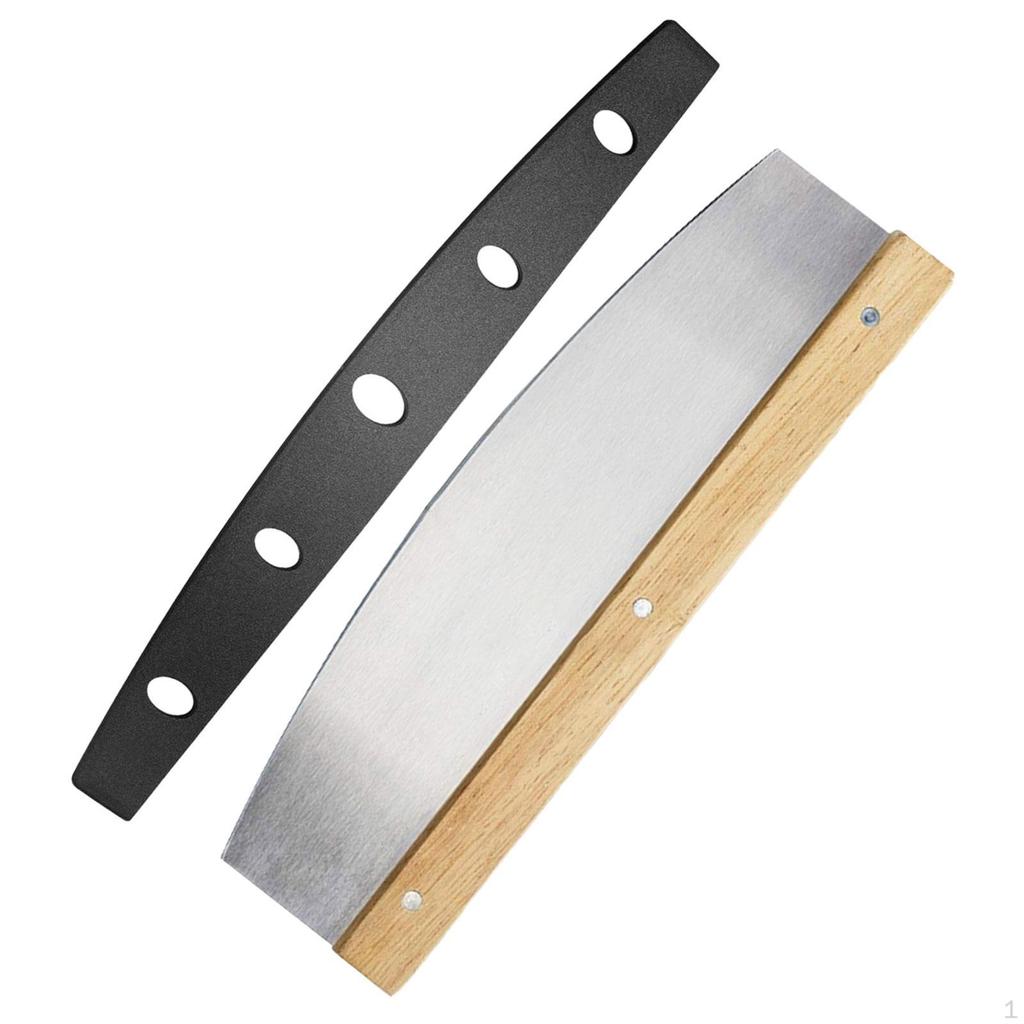 Pizza Cutter Rocker Cheese Pie Bread Blade Slicers