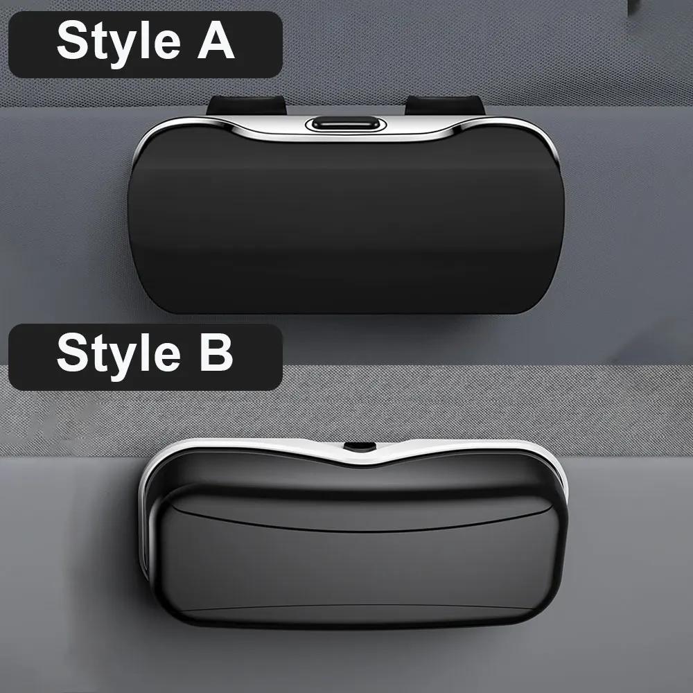 New Car Glasses Box Portable Car Glasses Frame Car Driving Glasses Frame Glasses Box Sunshade Glasses Auto Interior Accessories