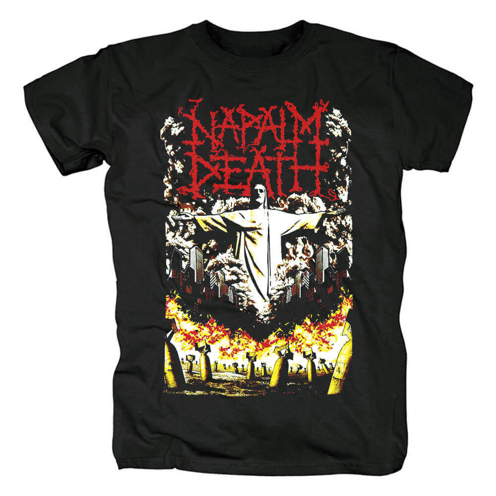 Napalm Death Grindcore Metal Band T-Shirt