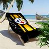 Steelers Print Beach Towel, Large Soft Quick Dry Towel for Beach Camping Swimming