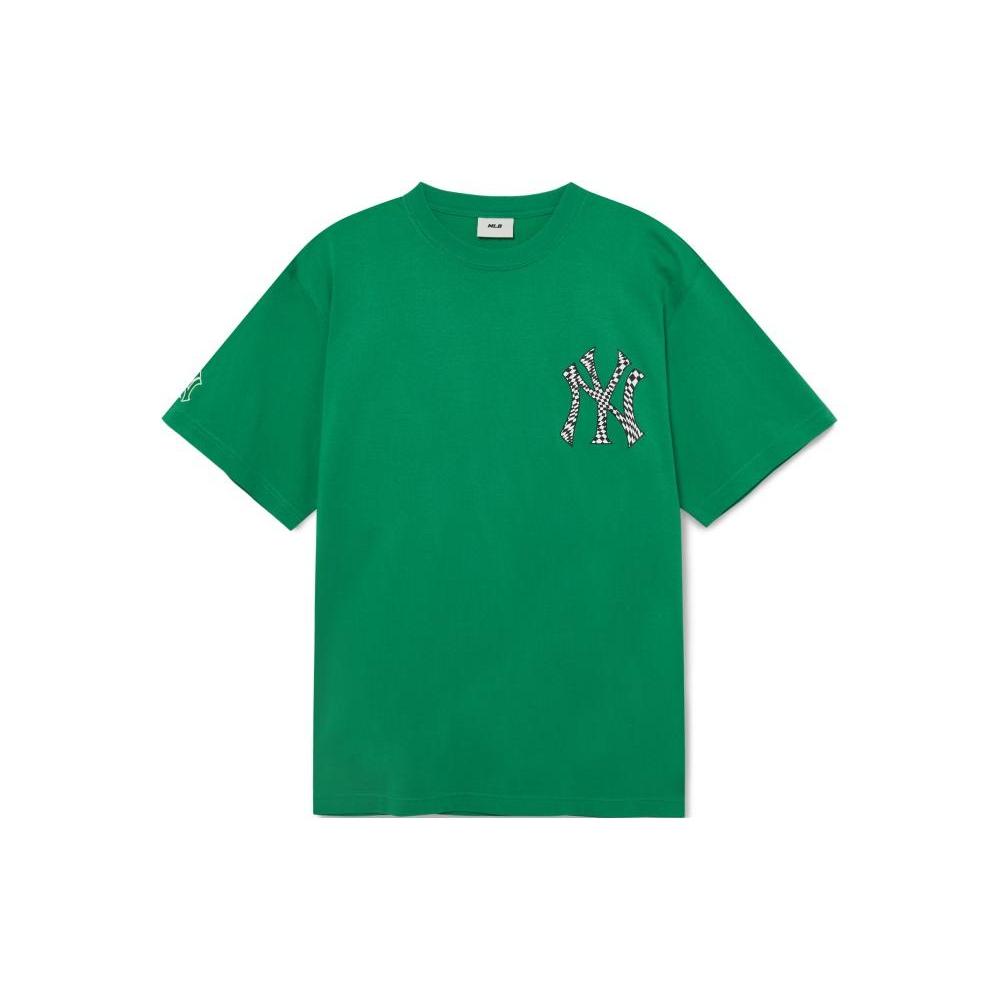 New MLB SS23 T Shirt Men's Dark Green 3ATSO0233-50GND