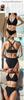 2025 V-neck Sexy Solid Color Backless Bikini - European & American Style Two-piece Swimwear