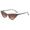 Cute Sexy Vintage Cat Eye Sunglasses Woman Small Black White Triangle Retro Ladies Sun Glasses Leopard Female Oculos De Sol