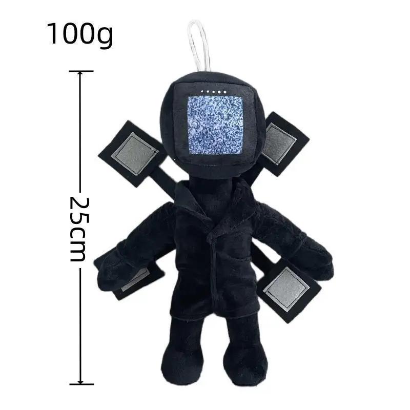 20-28cm Peluche Toilette Skibidi Nouvelle Poupée Skibidi Peluche Remplie Skibidi Oui Oui Homme Haut-parleur Dop Homme TV Homme Camara Homme Caméra Peluche