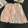 Women's Cloud Cotton Lace Pajama Cardigan Set - Spring & Autumn Collection