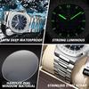925 Hot New Trendy Classic Men Watch Stainless Steel Quartz Watches  Waterproof Luminous Watch for Men