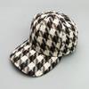 Printed Plaid Flower Embroidery Cap Autumn And Winter Men And Women Retro Versatile Fashion Warm Travel