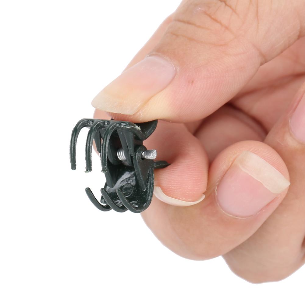 200Pcs 1.1cm Plant Clip Garden Flower Stems Fixing Support Clips Clamp for Orchid Horticulture