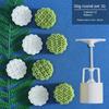 Hand Pressed Mooncake Mold Flower Shape DIY Baking Tool for Snow Skin Mung Bean Cake Making Kitchen Pastry Supplies