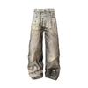 Men's Distressed Ripped Straight-Leg Jeans – American High Street Style