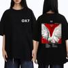 Rapper Niro OX7 Album Double Sided Graphic Tshirt Male Hip Hop Pop Music Streetwear Men Women Fashion Crewneck Tshirt