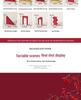 Chinese Red Geometric Photography Props: New Year Theme Still Life Display Stand