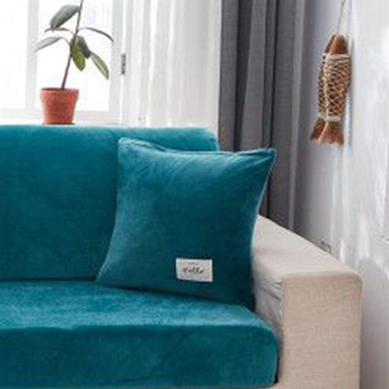 Stretch Velvet Sofa Cushion Cover Elegant Home Decor Velvet Seat Slipcover