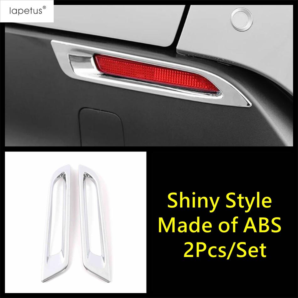 

Rear Bumper Fog Light Lamps Frame Decoration Protection Cover Trim For Toyota Bz4x - 2025 Chrome / Carbon Fiber Accessories Shiny Style