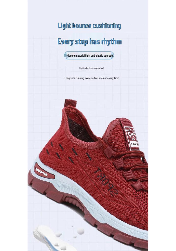 2026 Women's Fly Knit Breathable Casual Shoes - Lightweight, Soft Sole Sports Design for Couples