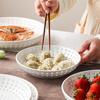 20cm Round Ceramic Steaming and Draining Plate