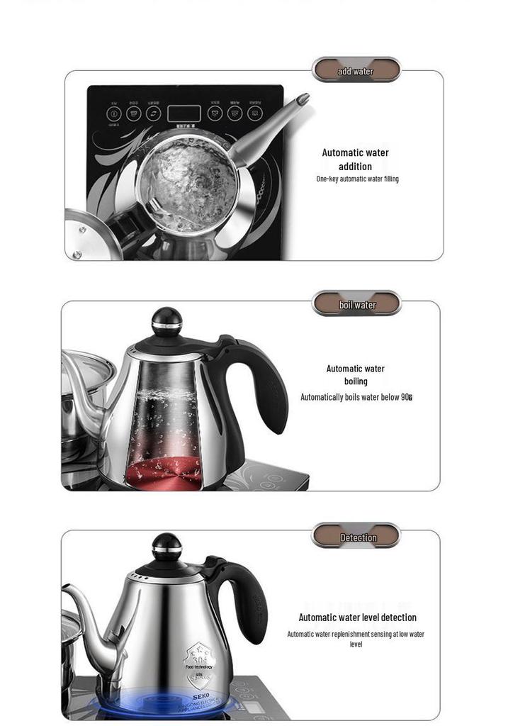 Xin Gong W36 Automatic Bottom-Fill Hot Water Kettle with Built-in 304 Stainless Steel Electric Tea Stove