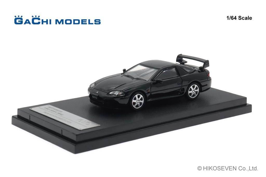 GACHI MODELS Scale Mitsubishi GTO Pyrenees Black Finished Product GM64001BK 1/64 (1998)