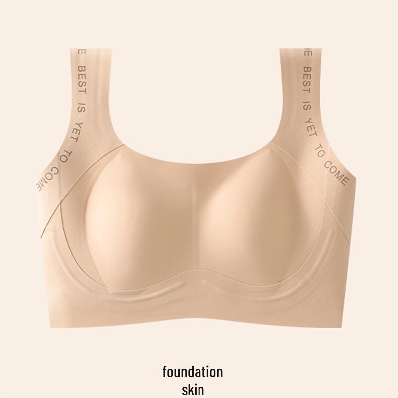 

Nude Feel Seamless Backless Bra: Women s Wire-Free, Thin Bunny Ear Cup, Soft Support, Plus Size, Vest Style, Bust Minimizing. 3XL (Recommended 180-200 lbs)