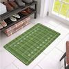 A Flannel Door Mat with A Football Field Pattern Rooms Front Doors Bedrooms Kitchens Corridors Laundry Rooms Interior Floor Ma