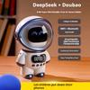 Ai Smart Ai Voice Chat Robot Bluetooth Speaker Digital Alarm Clock Sleep Aid Night Light Home Kids Companion Festival Gift