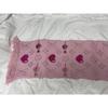 Used LOUIS VUITTON scarf pink heart rose