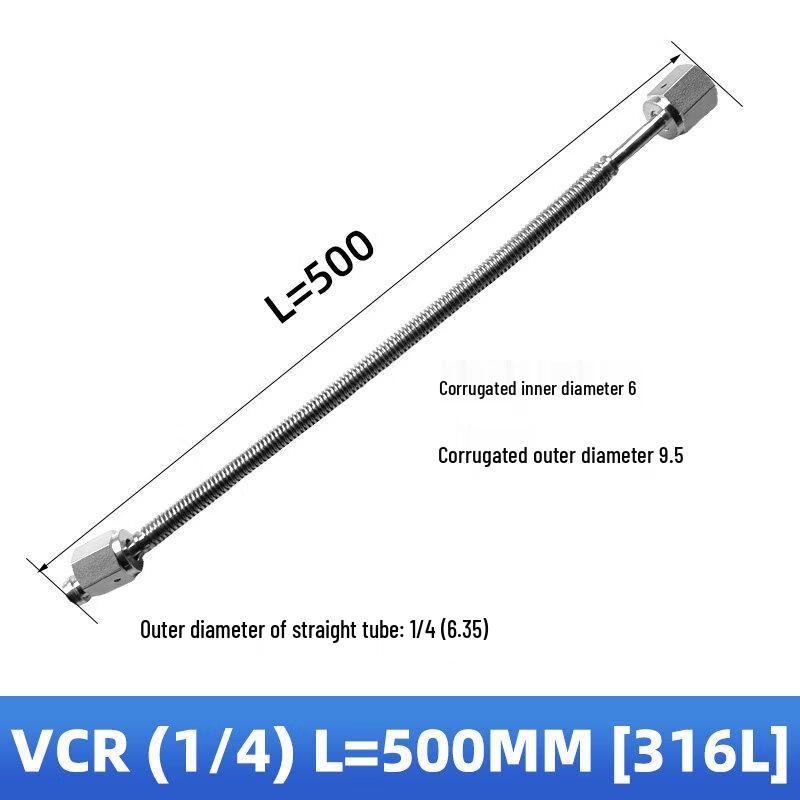 Rongyu 316L SS VCR Flexible Hose
