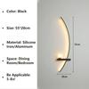 Nordic LED Wall Lamp Stripes Wall Sconce for Bedroom Bedside Living Room Study Stairs Home Decor Indoor Lighting Fixture Luster