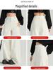 Spring 2026 Women's High-Waist White Wide-Leg Jeans: Slimming, Loose, Straight-Leg Fit