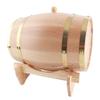 10L Vintage Wood Timber Wine Barrel Dispenser for Whiskey Bourbon Tequila