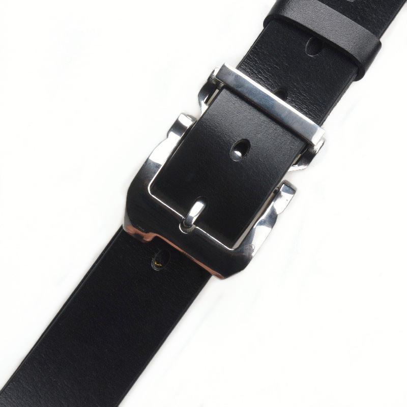 Men'S First Layer Cowhide Pin Buckle Belt Stainless Steel Head Men'S Belt 3.8Cm Wide Men'S Belt