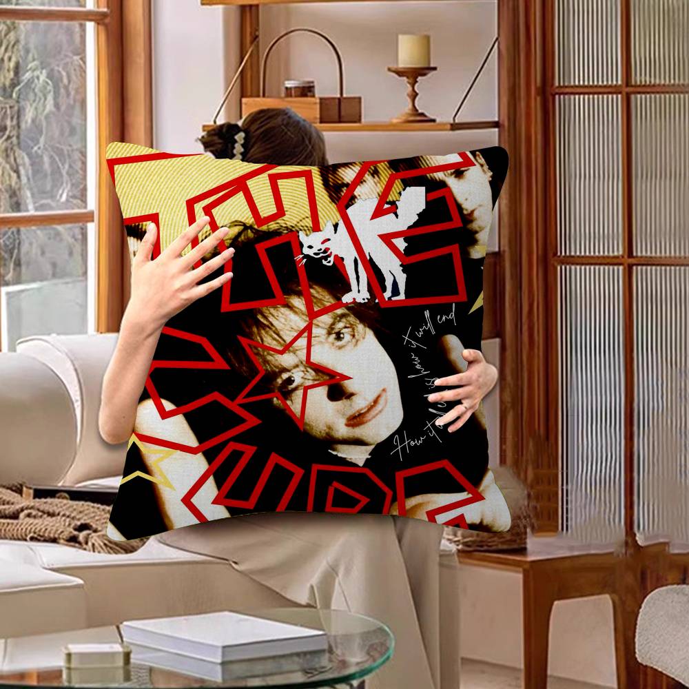 Rock Band The C-Cure Personalized Pillow Cover Kids Bedroom Wild Party Decor Pillowcase Kid Birthday Shower Gift