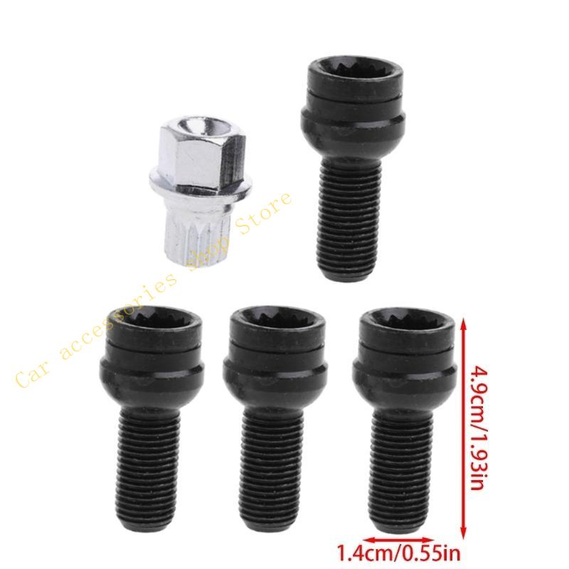 T21E Universal Vehicle Wheel Anti-theft Screw Auto Locking Security Lug Bolt